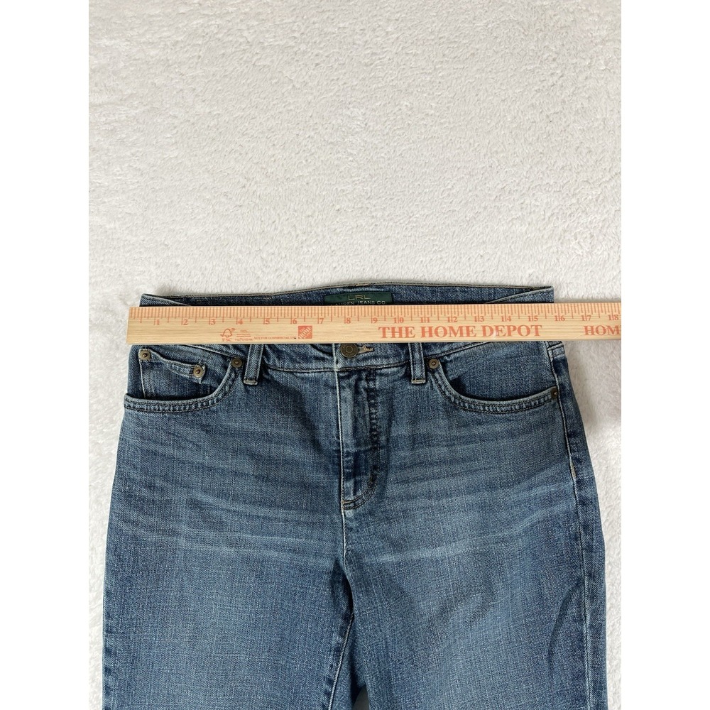 LRL Ralph Lauren Women's Classic Bootcut  Denim Jeans Medium Wash Sz 8 (32x29.5) - Picture 6 of 8